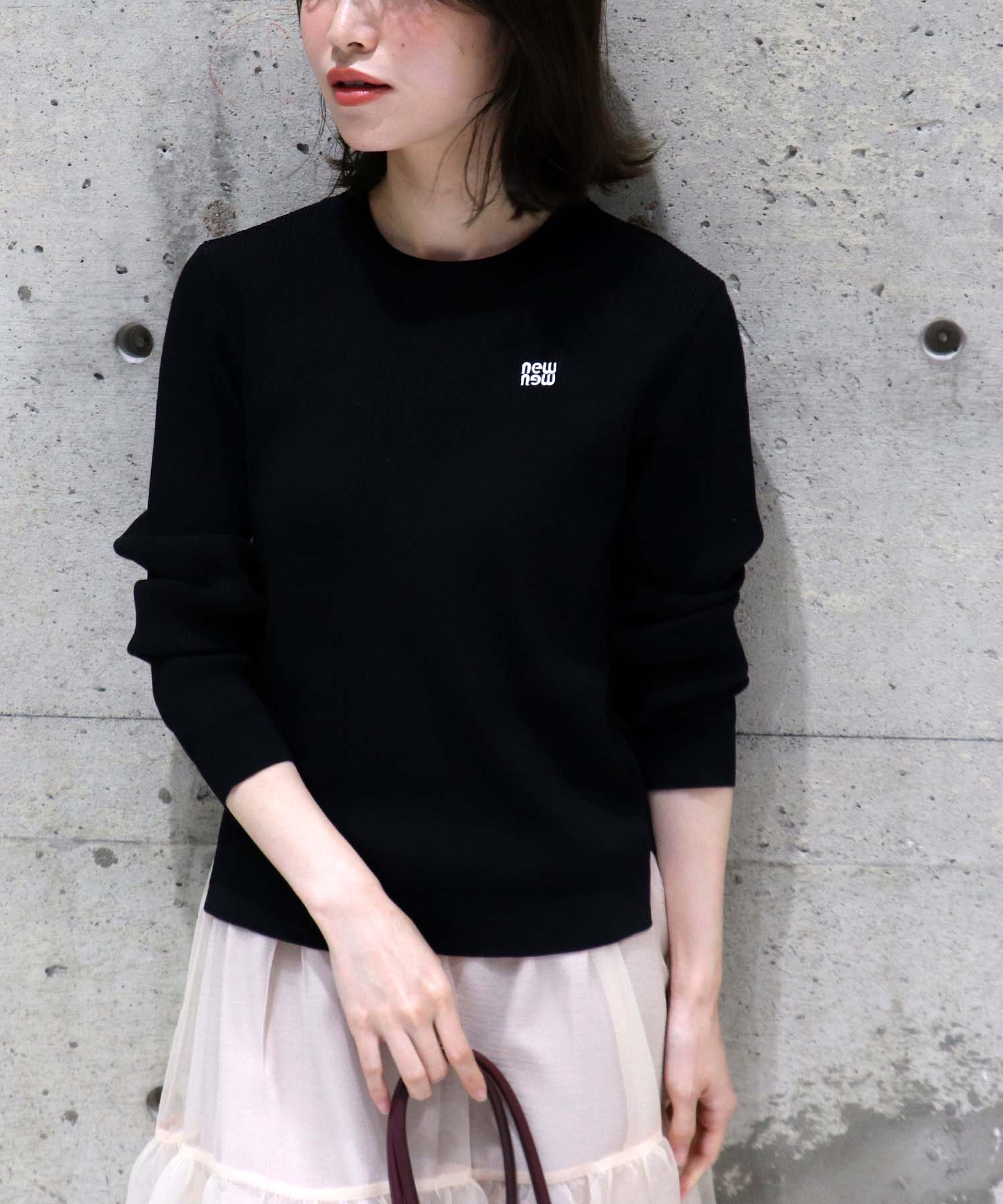 【8月28日予約販売】newnew刺繍リブニット【WEB限定】