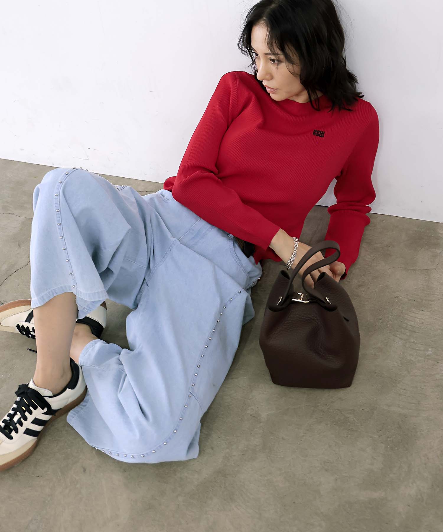 【8月28日予約販売】newnew刺繍リブニット【WEB限定】