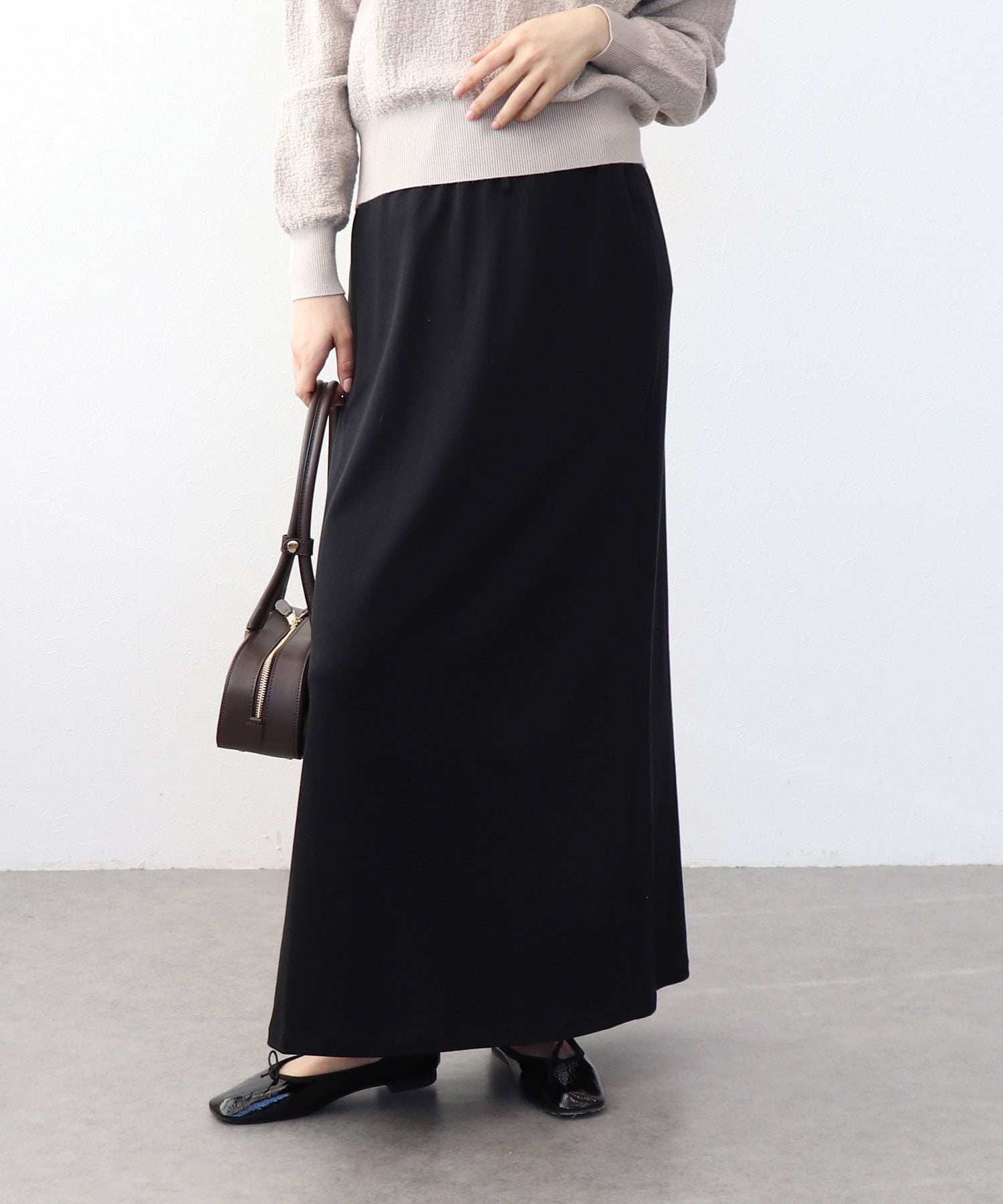ジャージーロングスカート