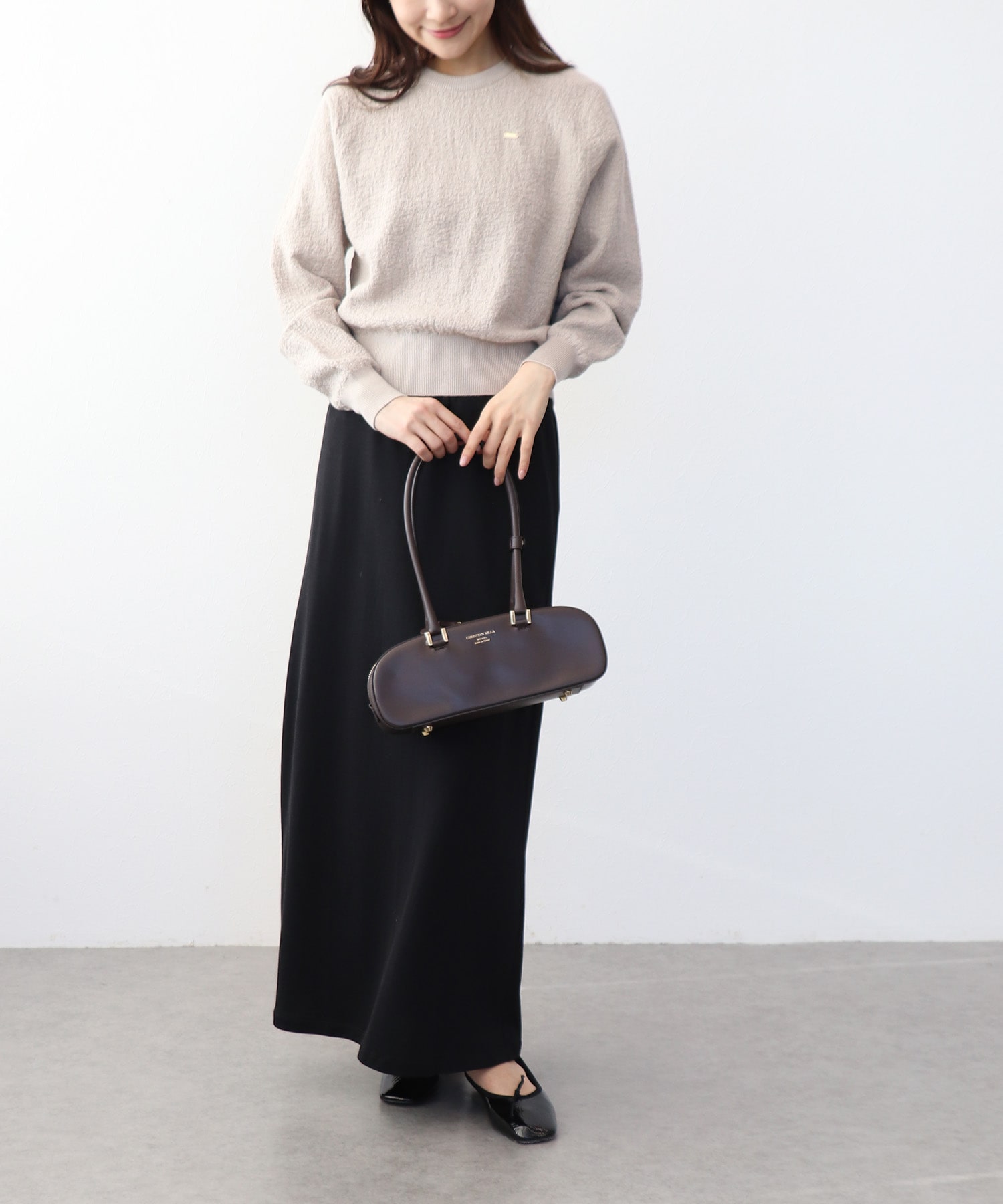 ジャージーロングスカート