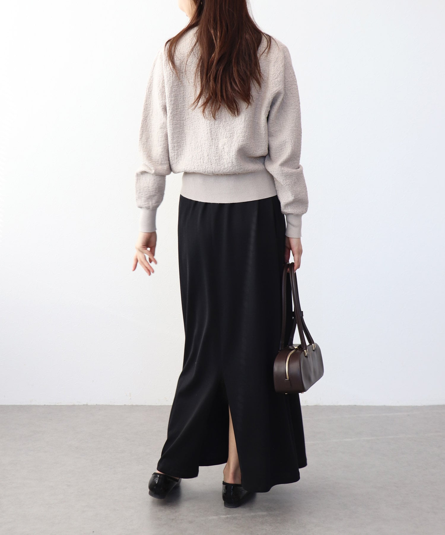 ジャージーロングスカート