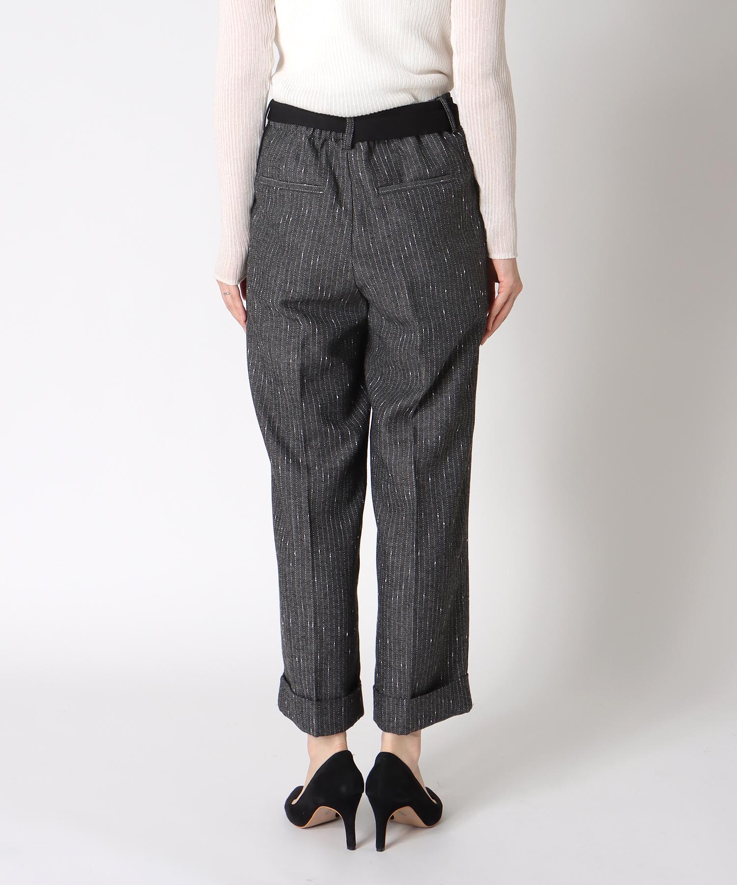 ネップワイドパンツ