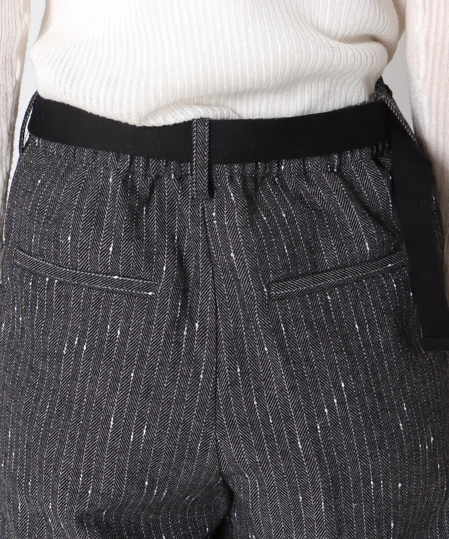 ネップワイドパンツ