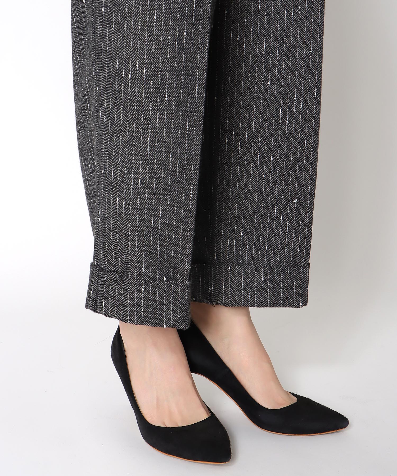 ネップワイドパンツ