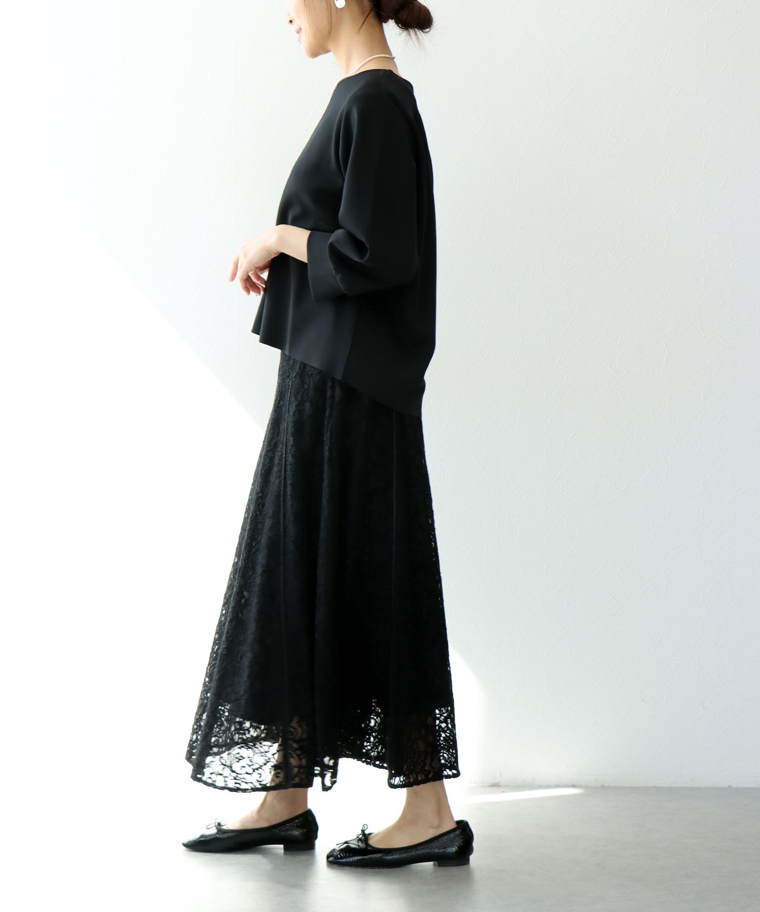 アクアスーティング6分袖プルオーバー