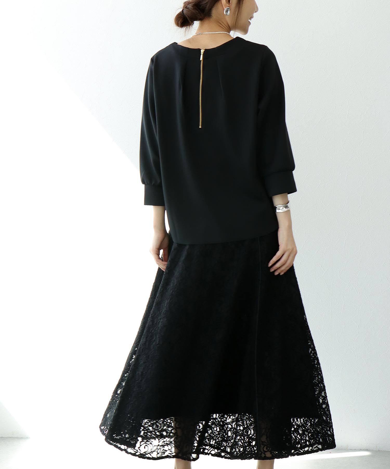 アクアスーティング6分袖プルオーバー