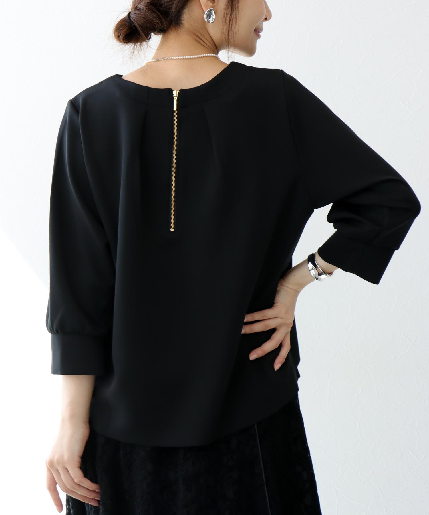 アクアスーティング6分袖プルオーバー