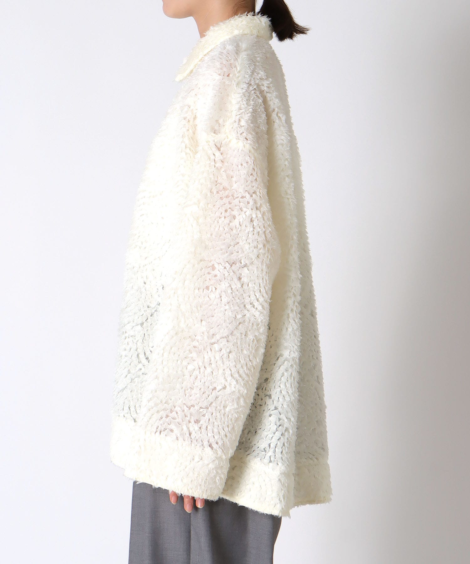 【8月28日予約販売】テープチュール刺繍シャツアウター【WEB限定】