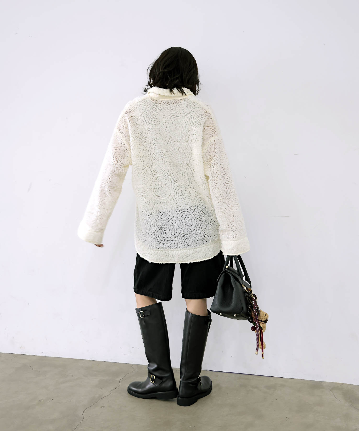 【8月28日予約販売】テープチュール刺繍シャツアウター【WEB限定】