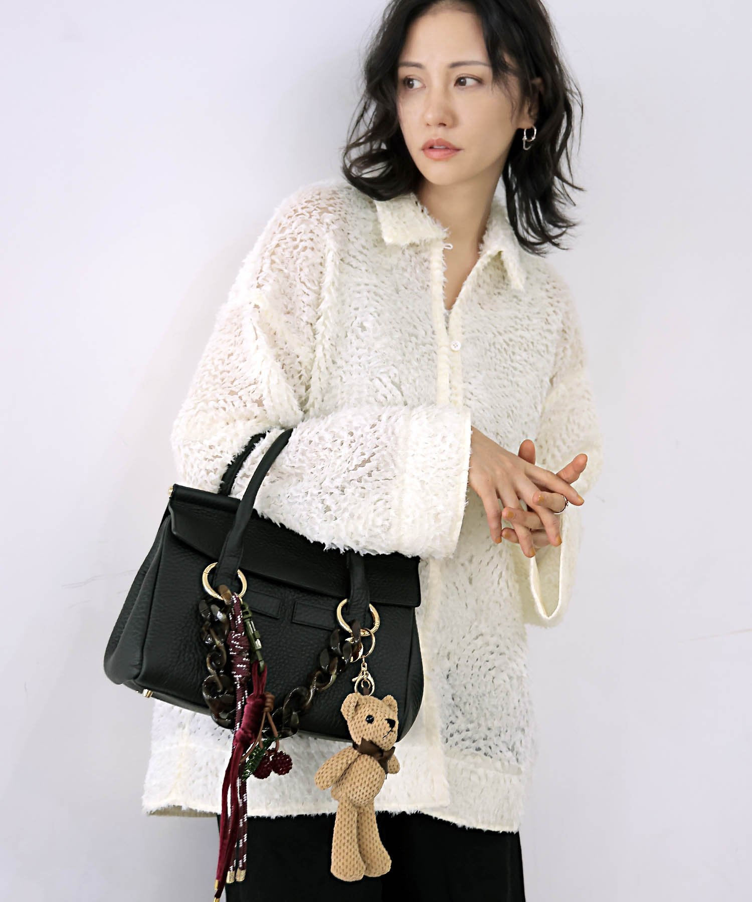 【8月28日予約販売】テープチュール刺繍シャツアウター【WEB限定】