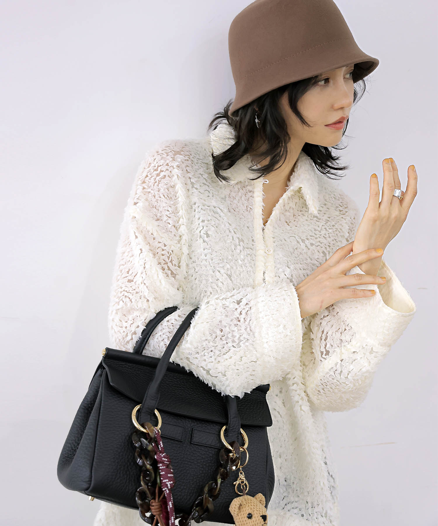 【8月28日予約販売】テープチュール刺繍シャツアウター【WEB限定】