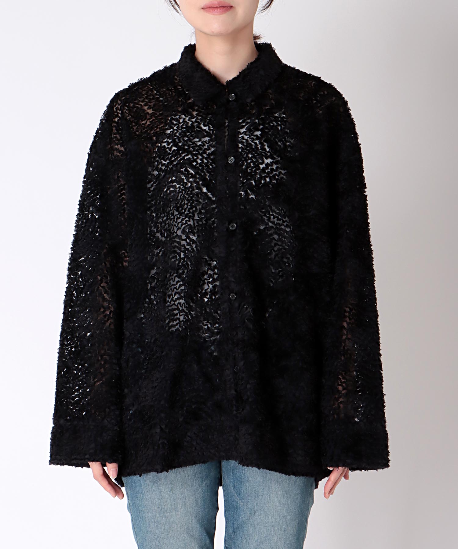 【8月28日予約販売】テープチュール刺繍シャツアウター【WEB限定】