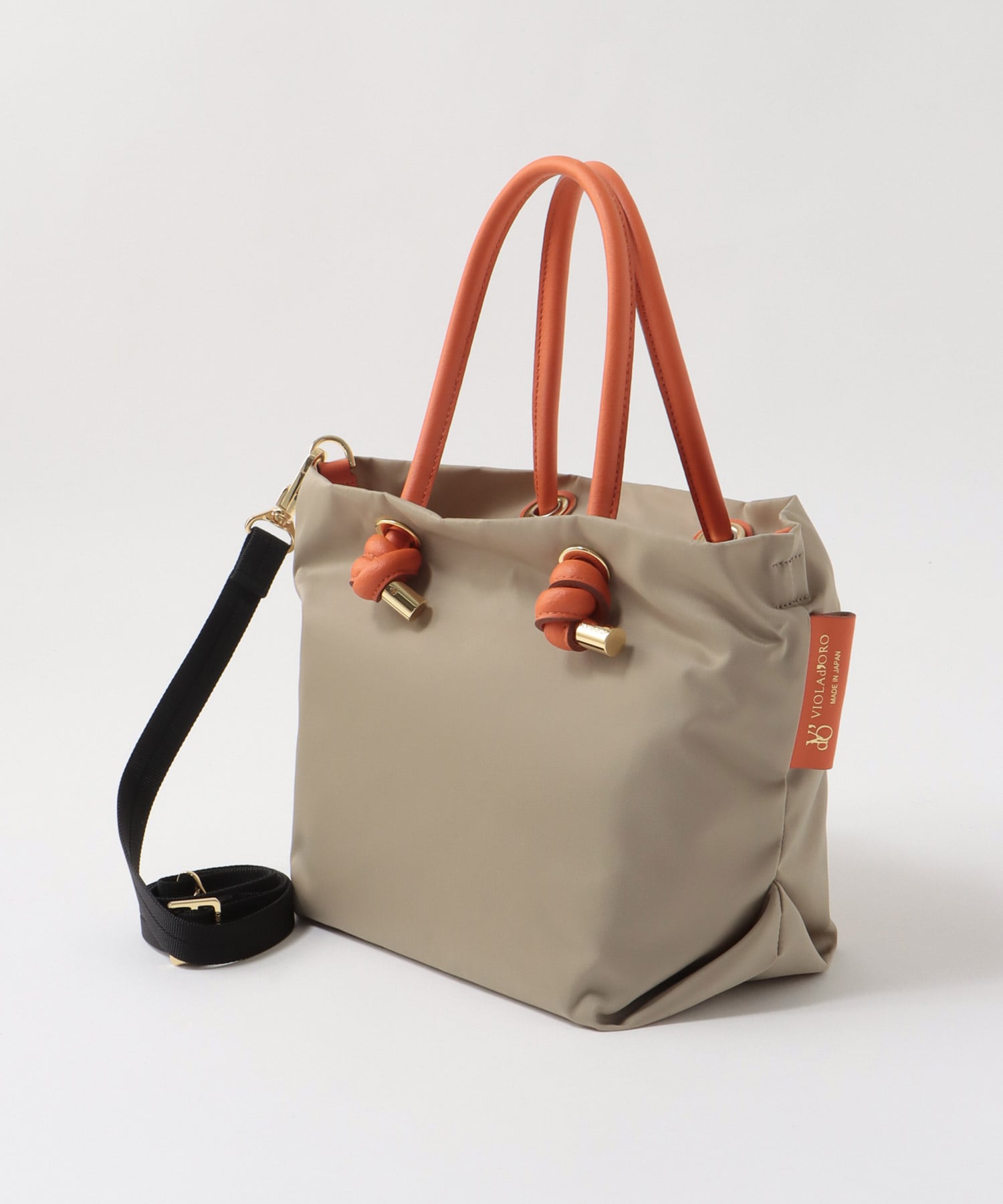 ビアンカ配色トートバッグ S【VIOLAd’ORO/ヴィオラドーロ】