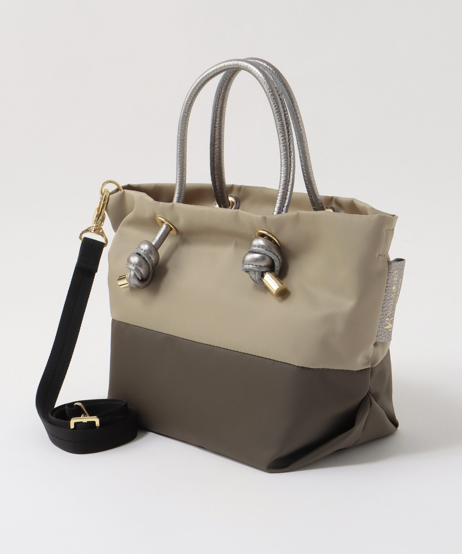 ビアンカ配色トートバッグ S【VIOLAd’ORO/ヴィオラドーロ】