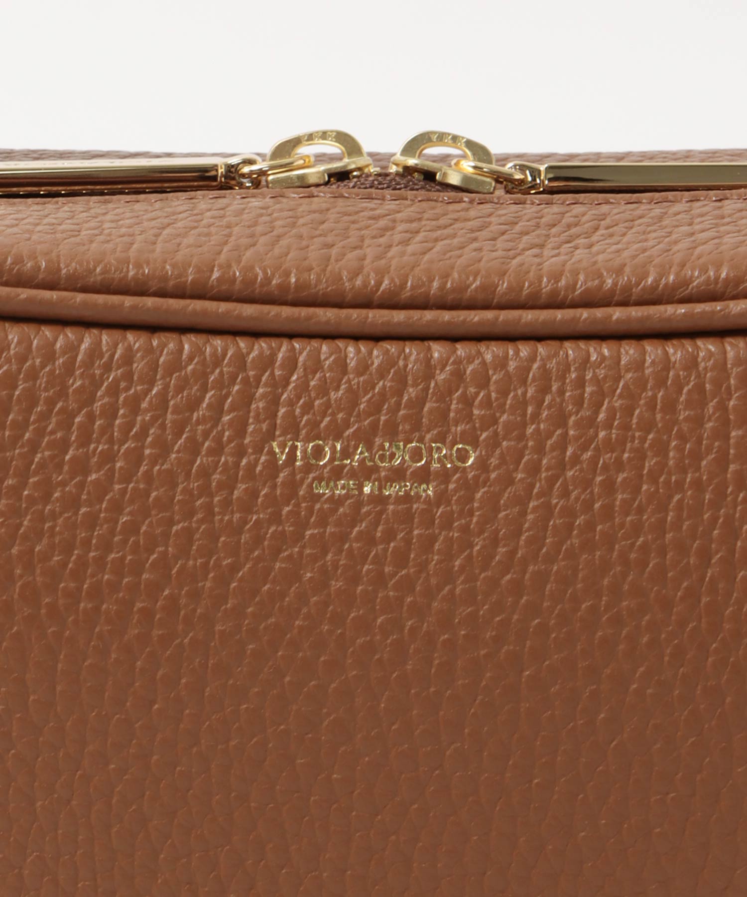 型押しシュリンクレザーカメラバッグ【ヴィオラドーロ/VIOLAd'ORO】