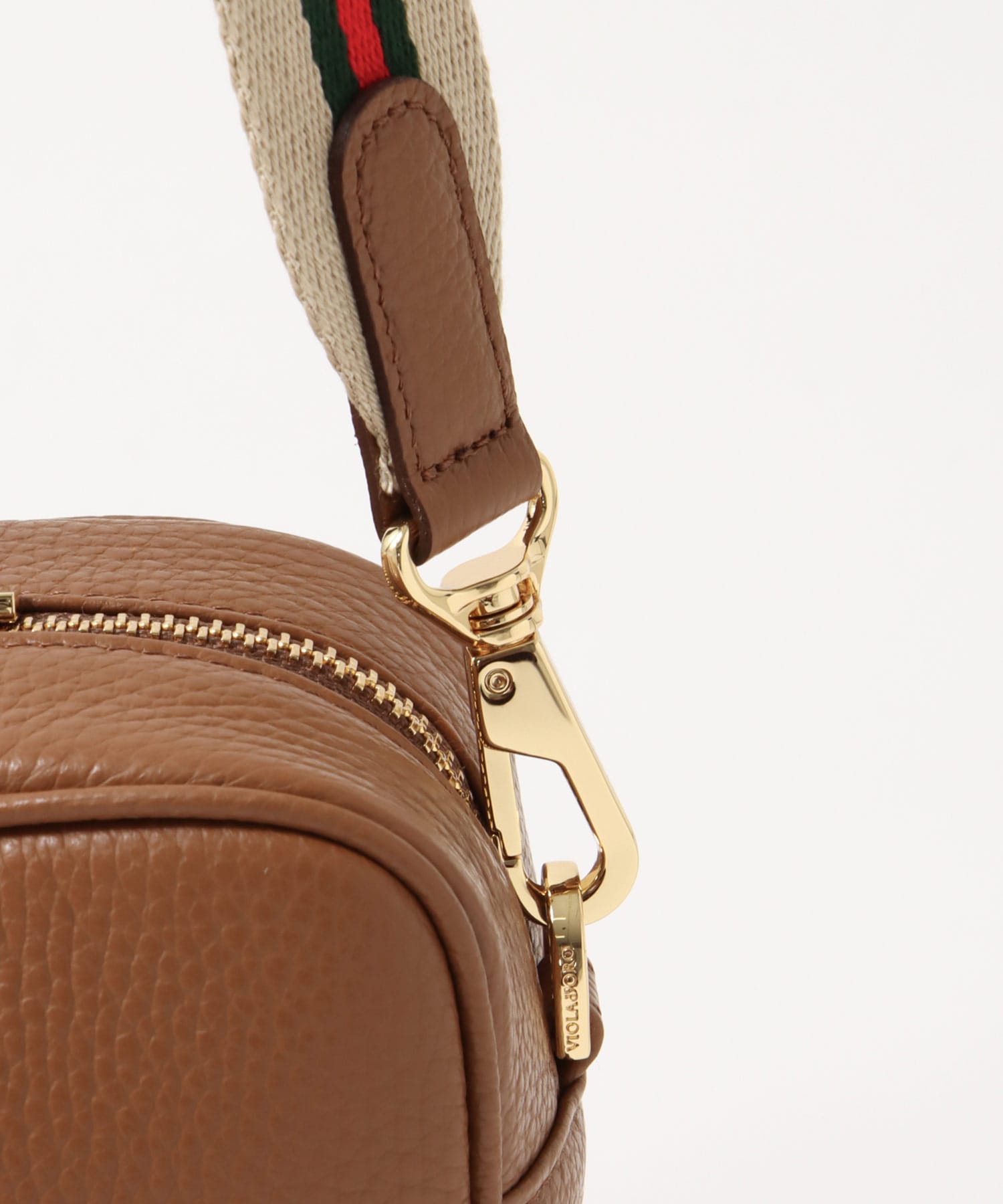 型押しシュリンクレザーカメラバッグ【ヴィオラドーロ/VIOLAd'ORO】