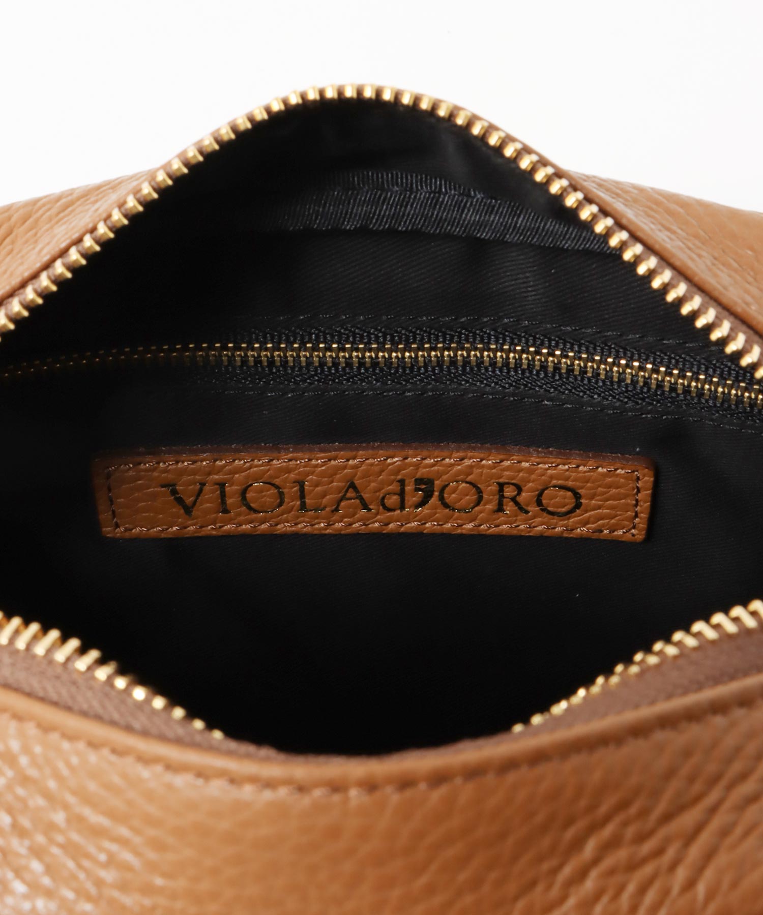 型押しシュリンクレザーカメラバッグ【ヴィオラドーロ/VIOLAd'ORO】