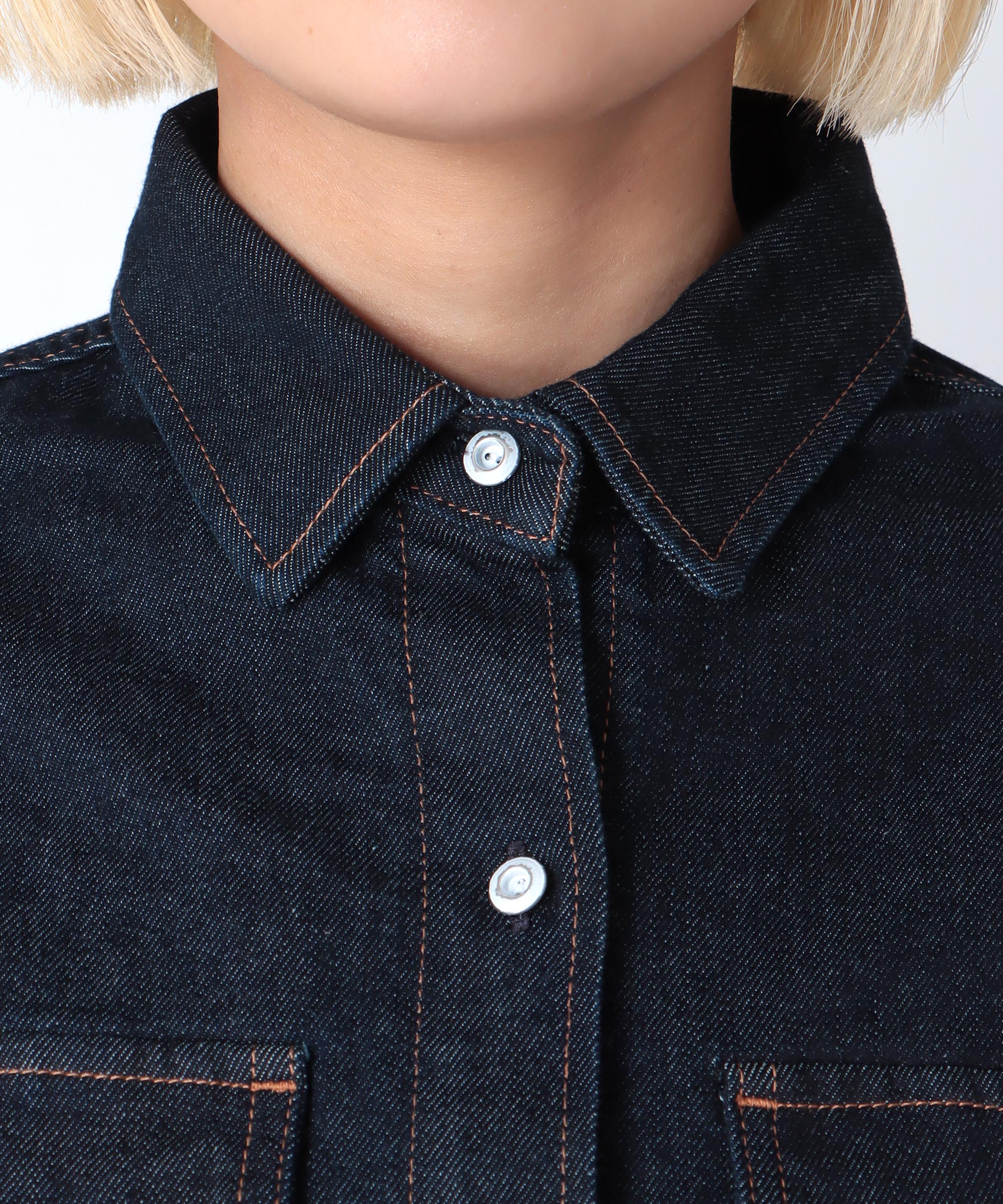 Almondオーバーデニムシャツ【ヘルシーデニム/HealthyDenim】