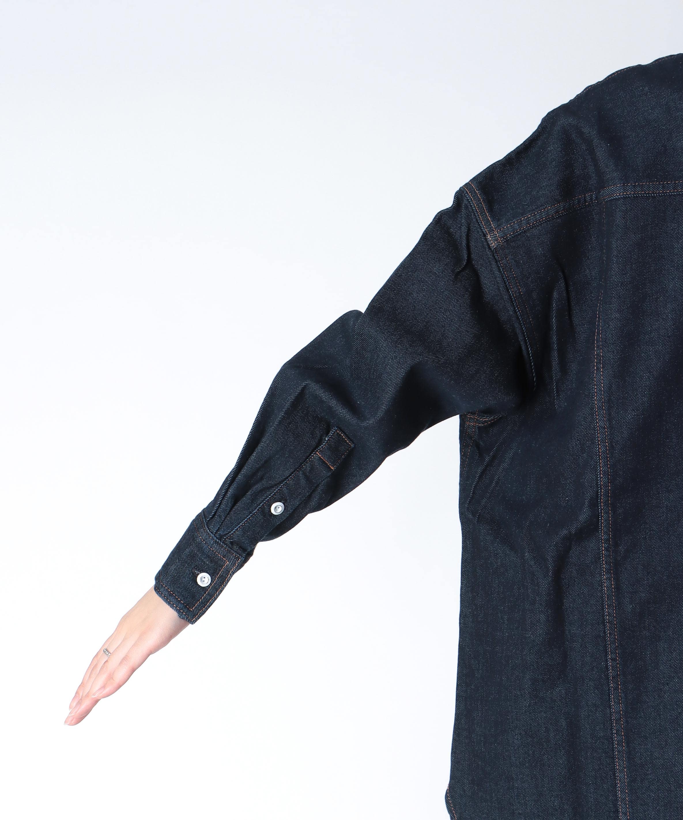 Almondオーバーデニムシャツ【ヘルシーデニム/HealthyDenim】