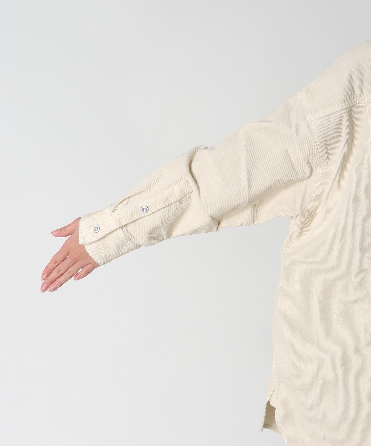 Almondオーバーコーデュロイシャツ【ヘルシーデニム/HealthyDenim】
