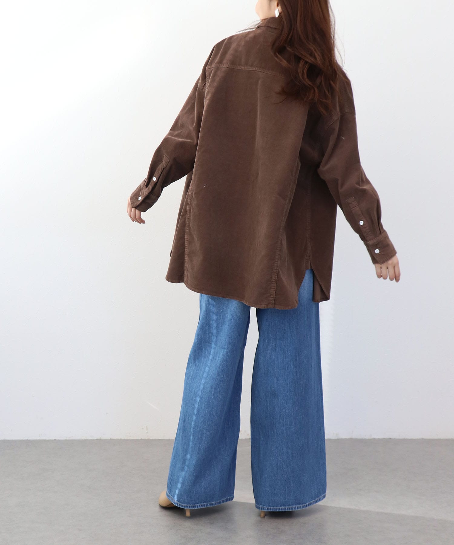 Almondオーバーコーデュロイシャツ【ヘルシーデニム/HealthyDenim】