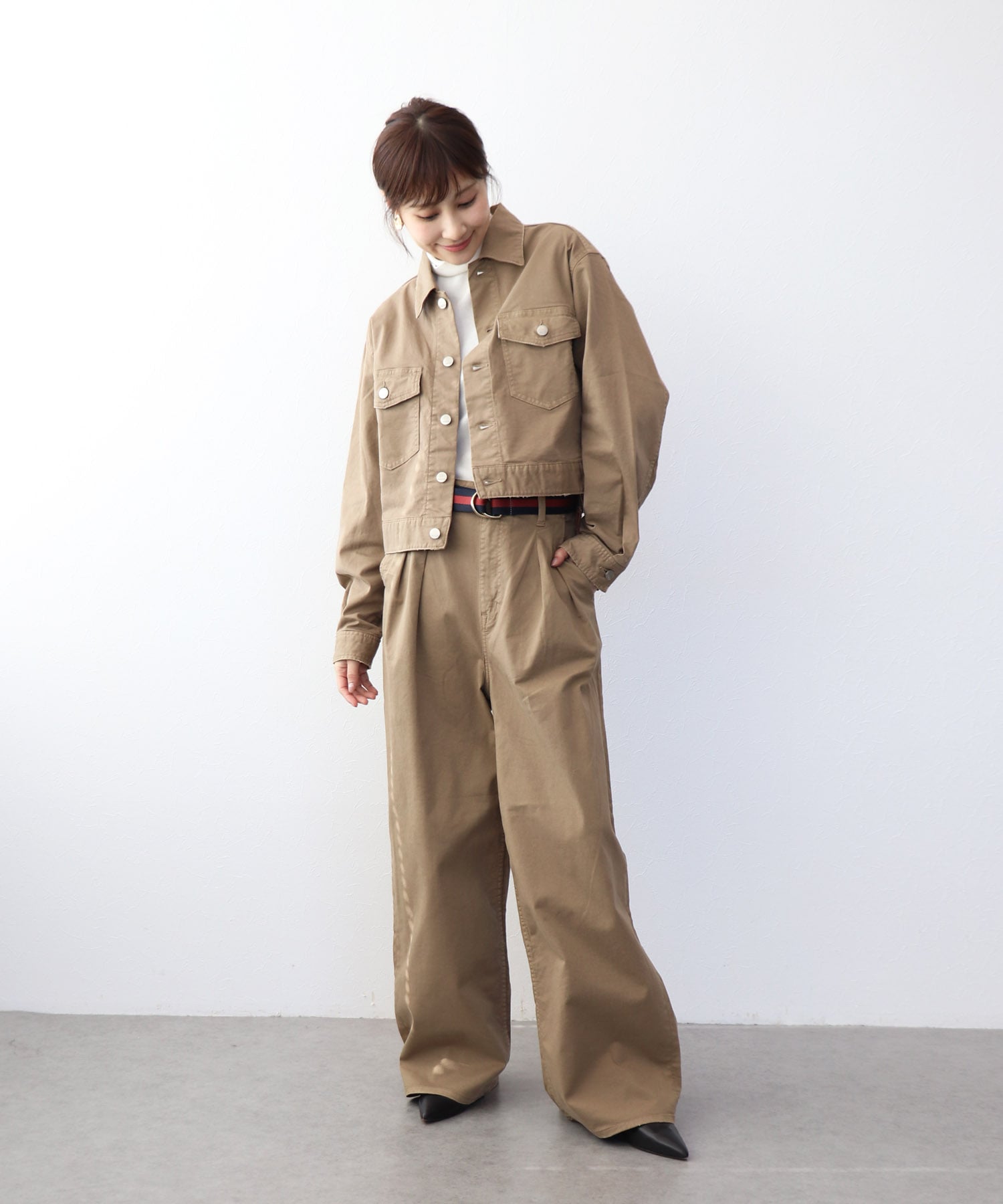 Lemongrass ワイドチノパンツ【ヘルシーデニム/Healthy Denim】