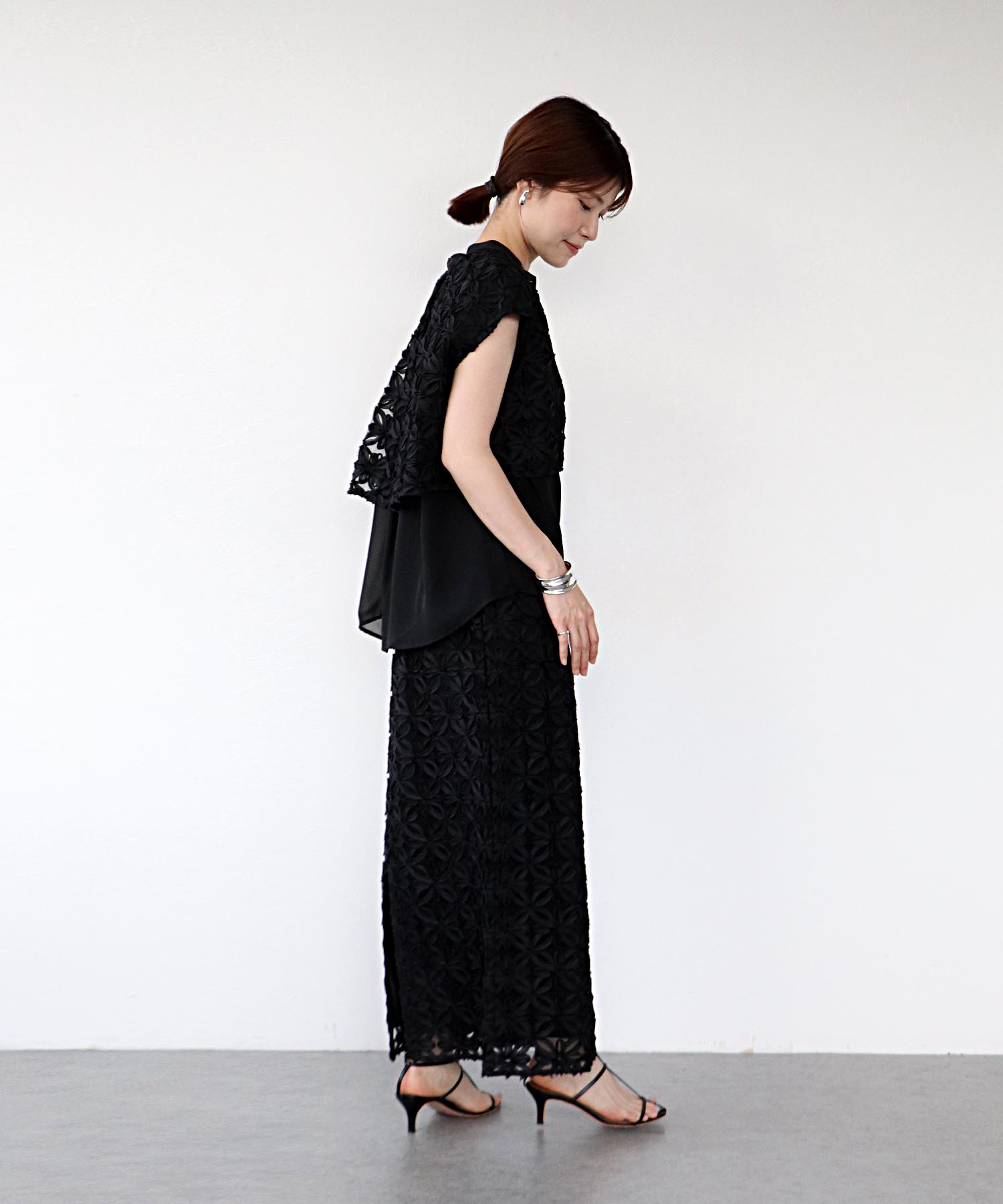 フラワー刺繍ブラウス【セットアップ有り】