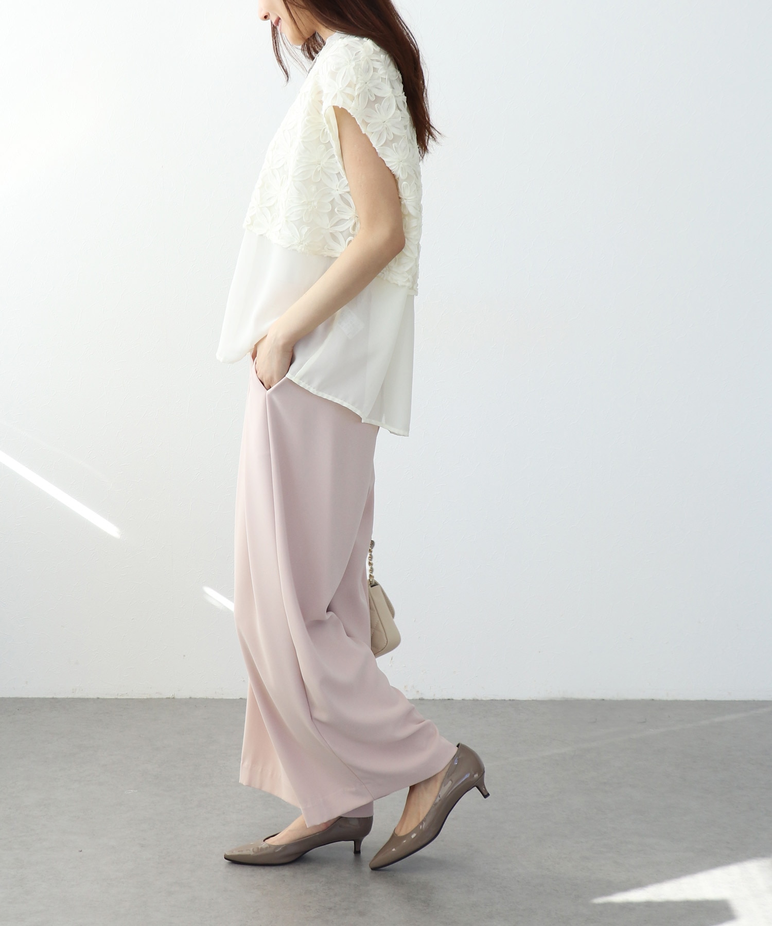 フラワー刺繍ブラウス【セットアップ有り】