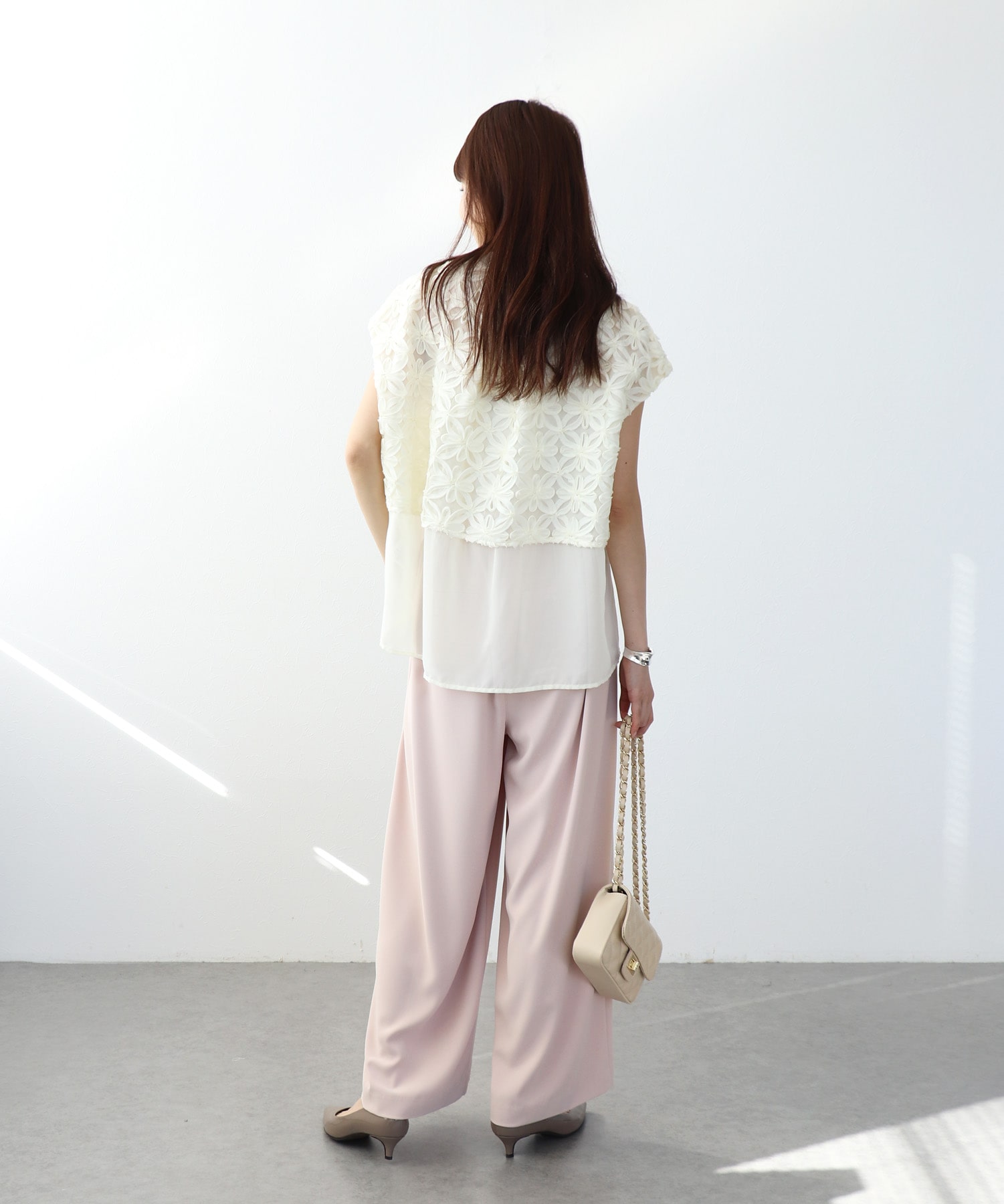 フラワー刺繍ブラウス【セットアップ有り】