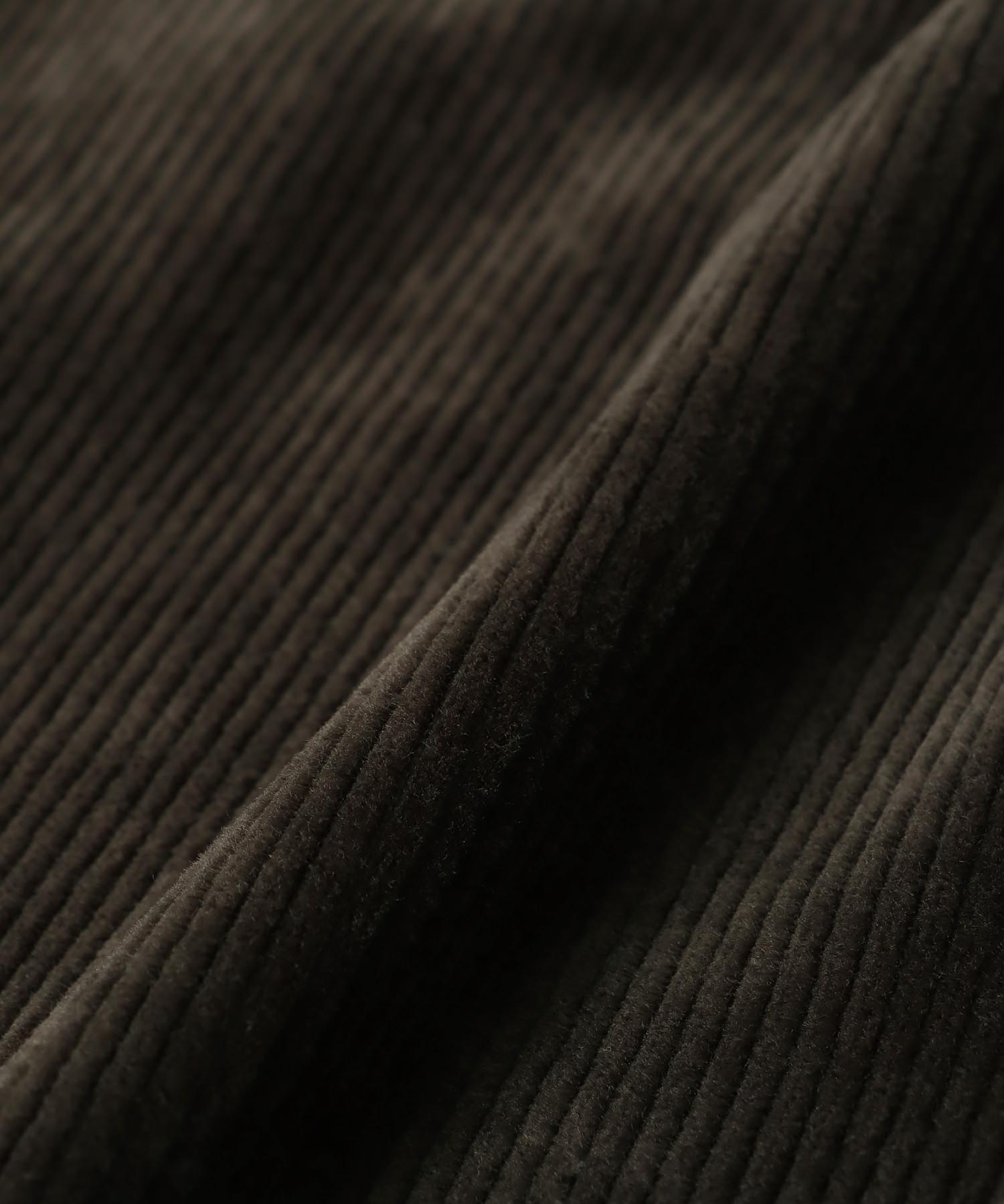 コーデュロイベルテッドシャツ