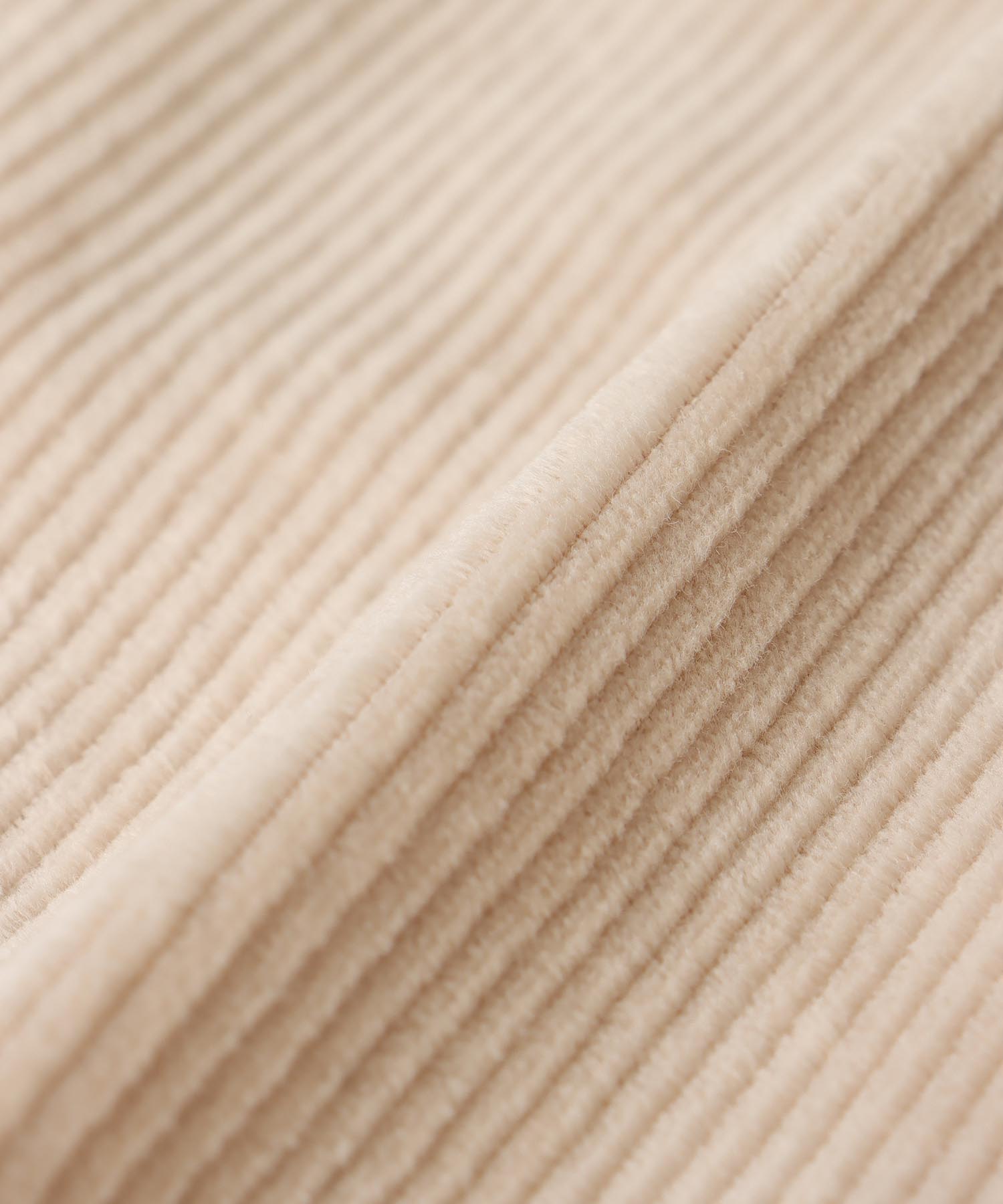 コーデュロイベルテッドシャツ