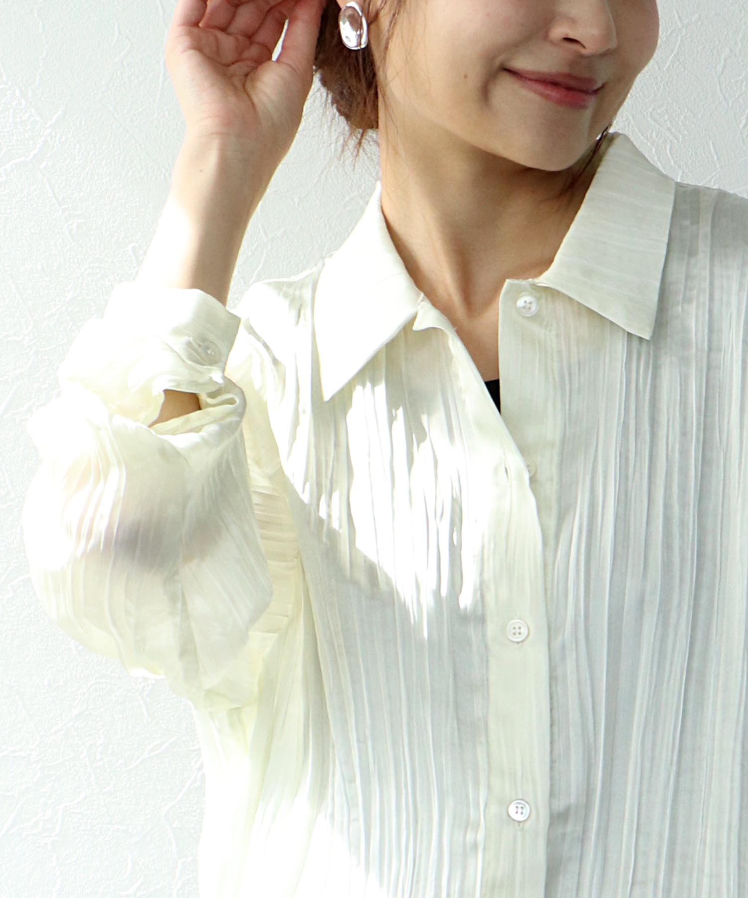 ワッシャーベーシックシャツ