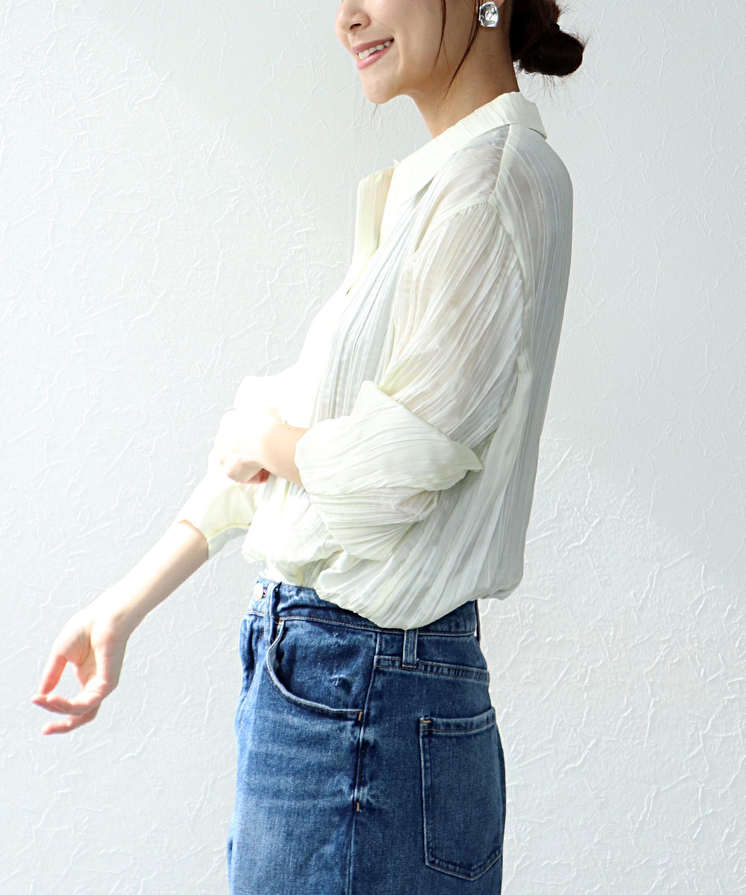 ワッシャーベーシックシャツ