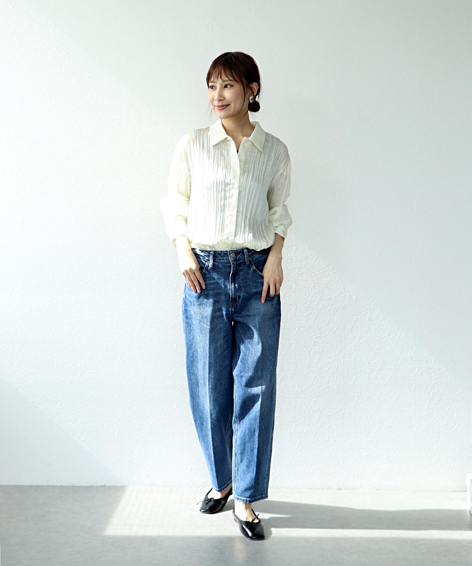 ワッシャーベーシックシャツ