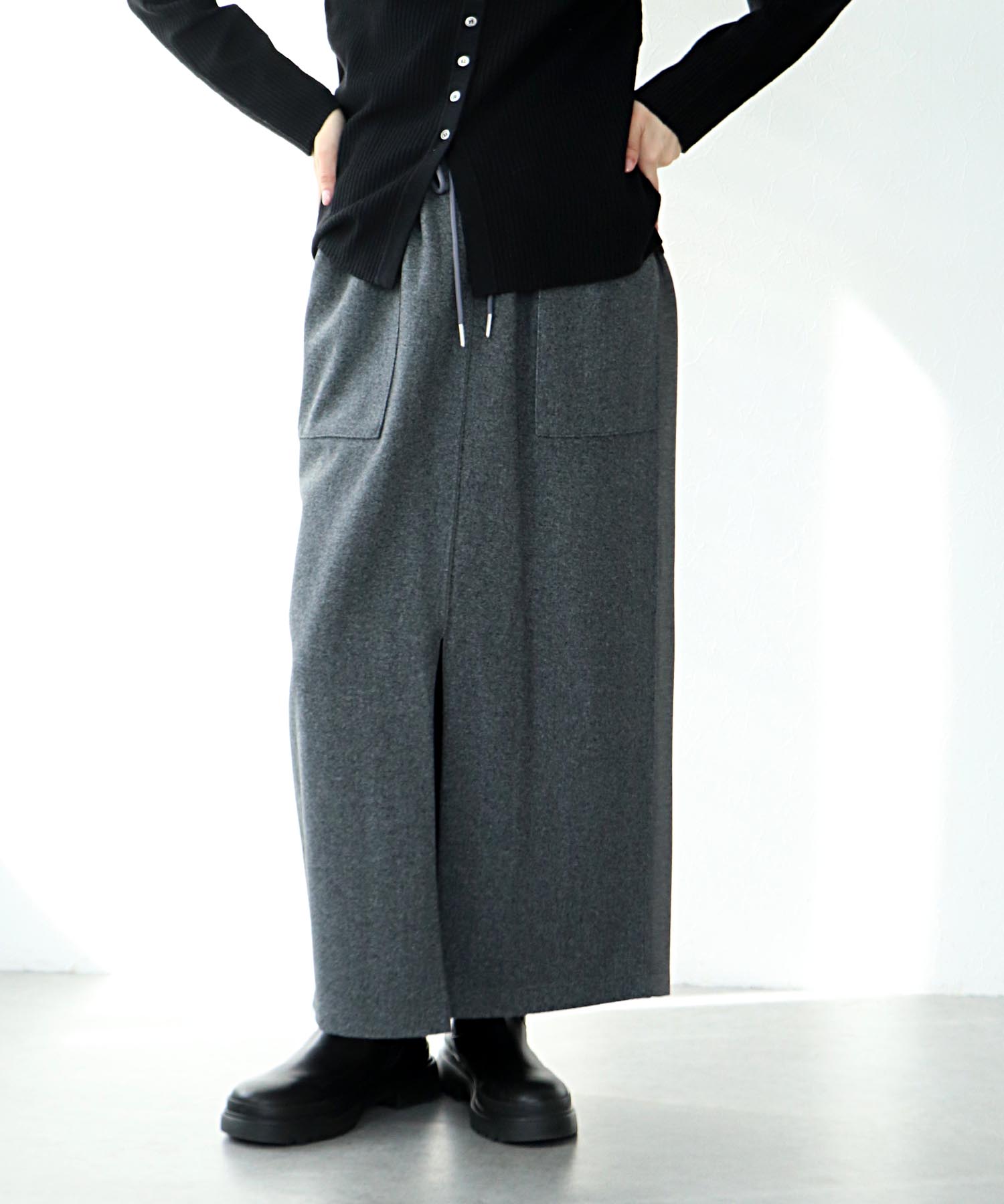 ダブルフェイスジャージースカート