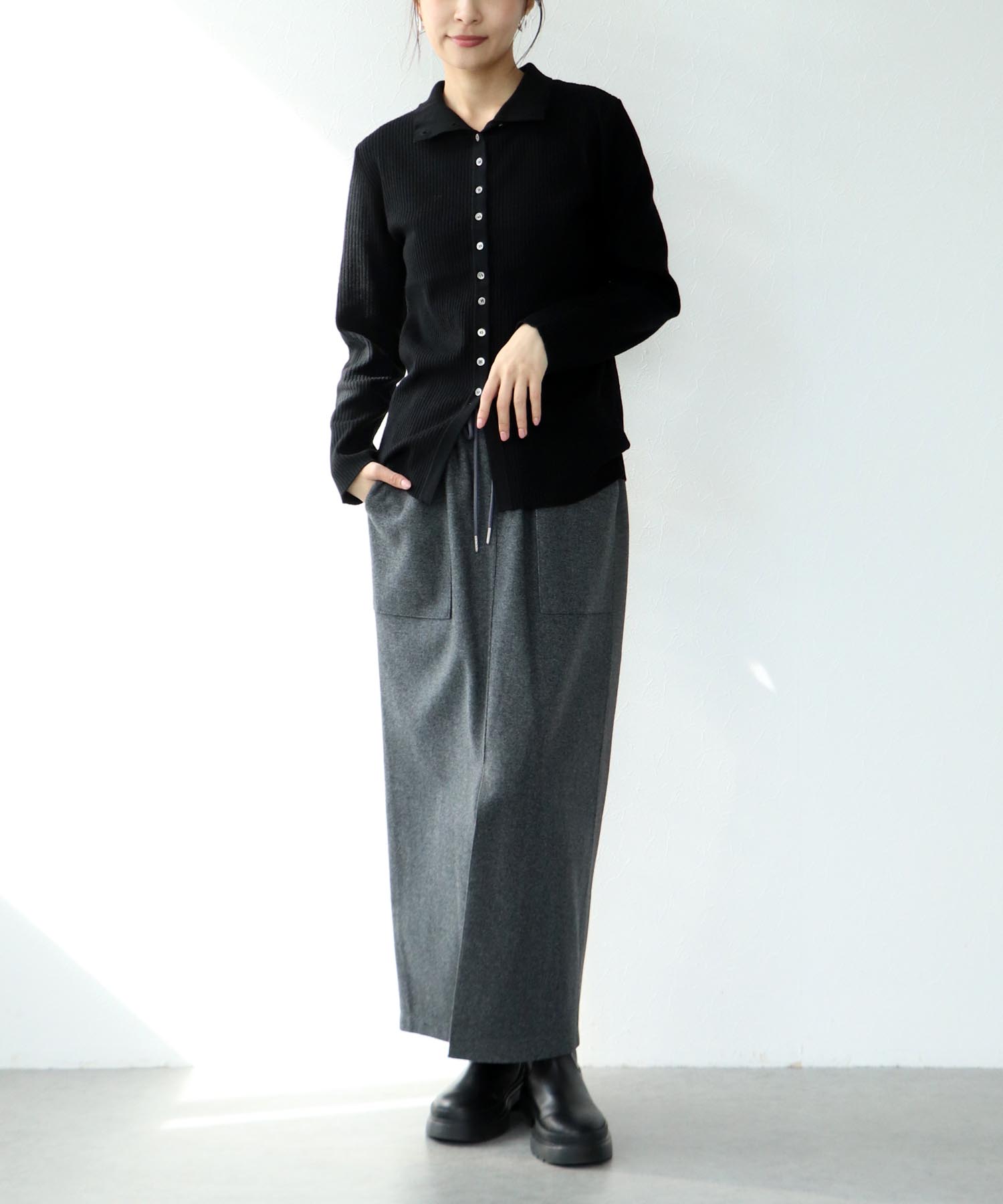 ダブルフェイスジャージースカート