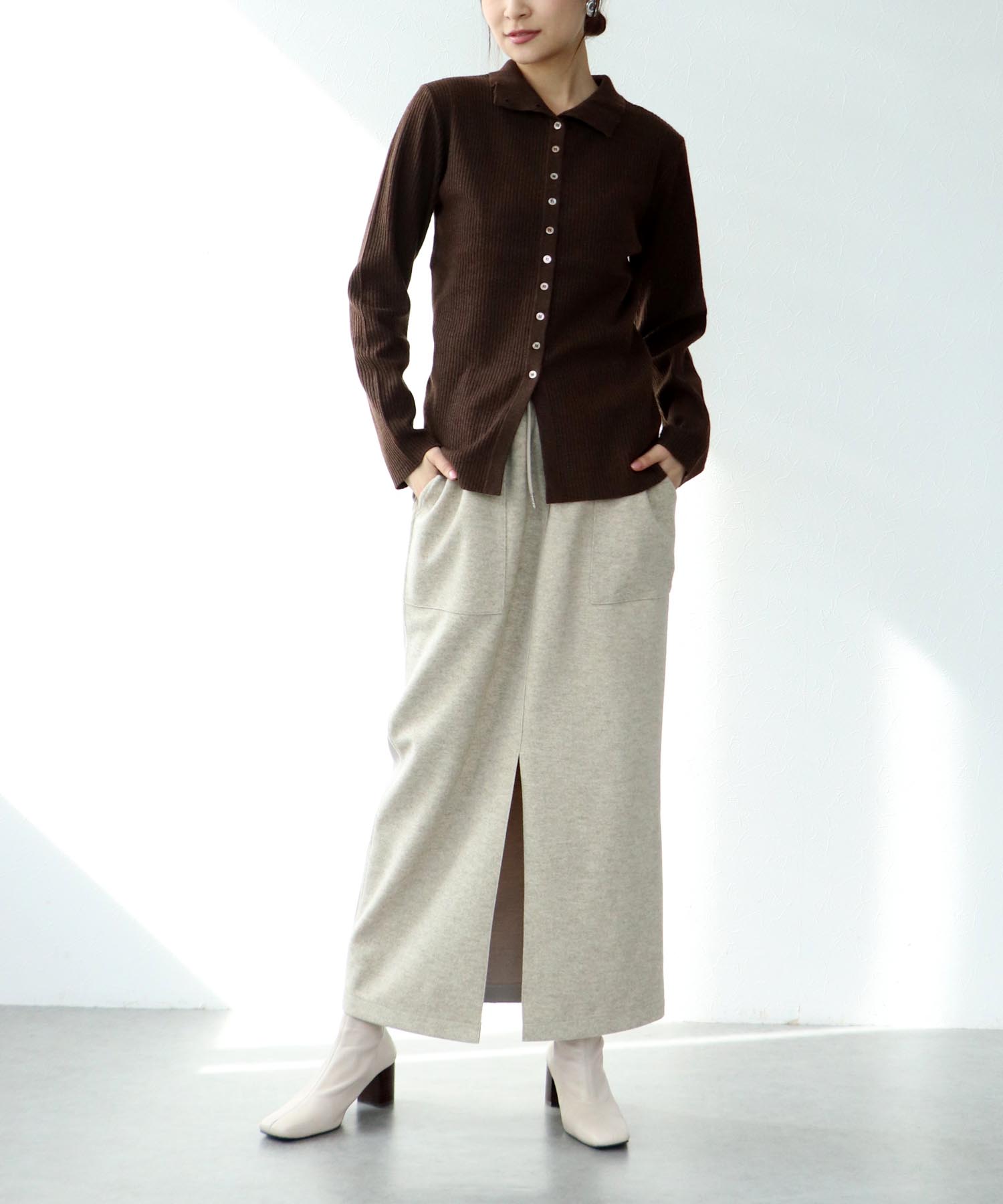 ダブルフェイスジャージースカート