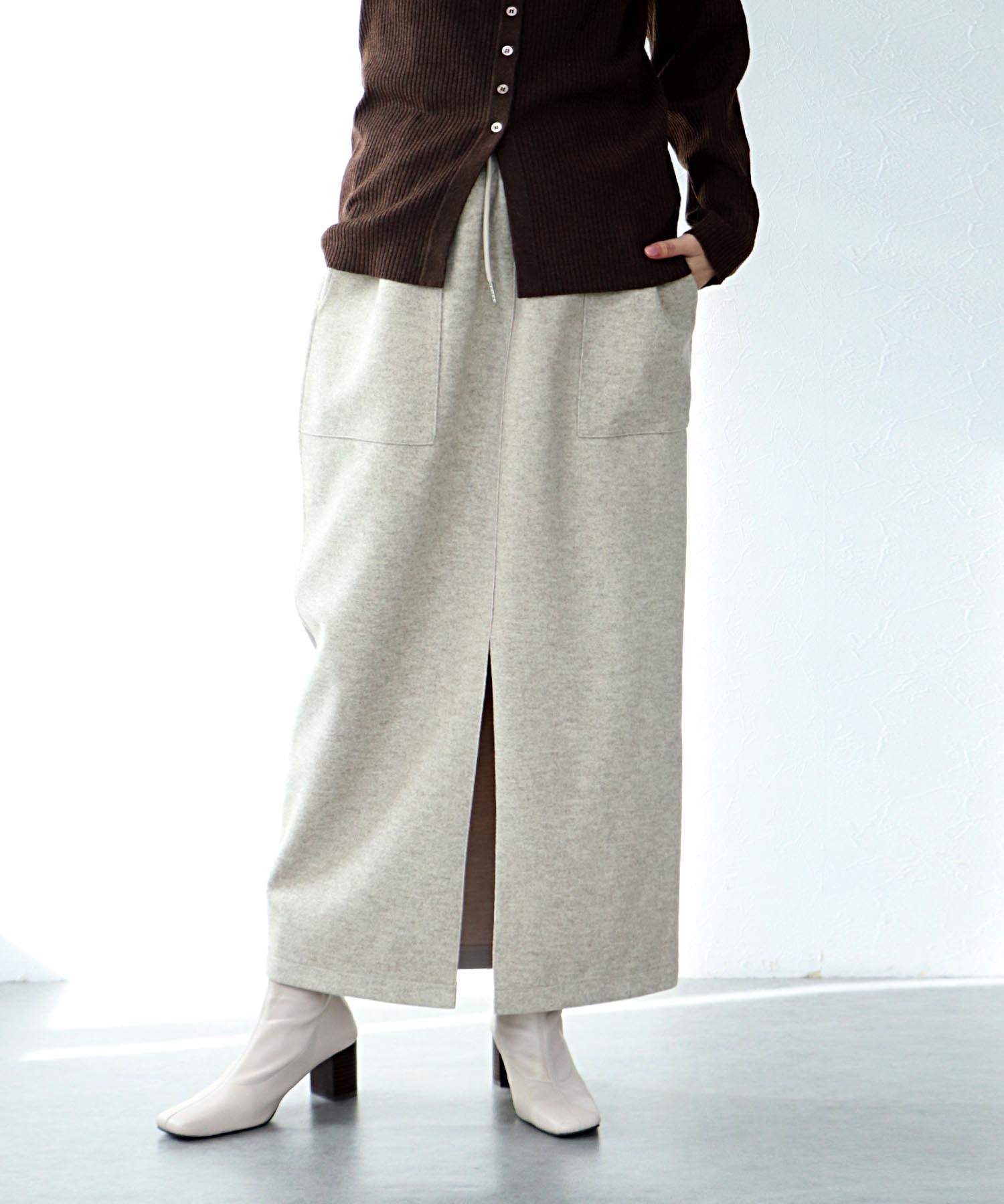 ダブルフェイスジャージースカート