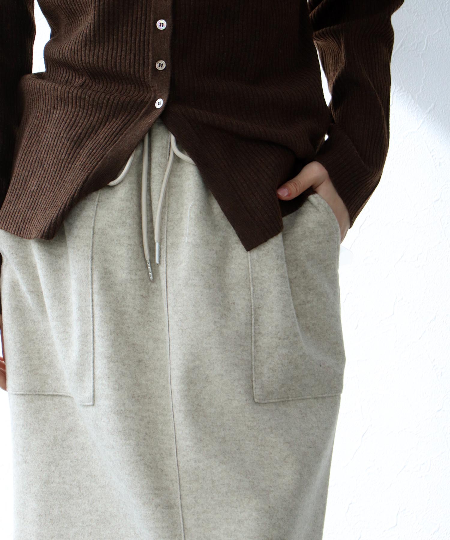 ダブルフェイスジャージースカート