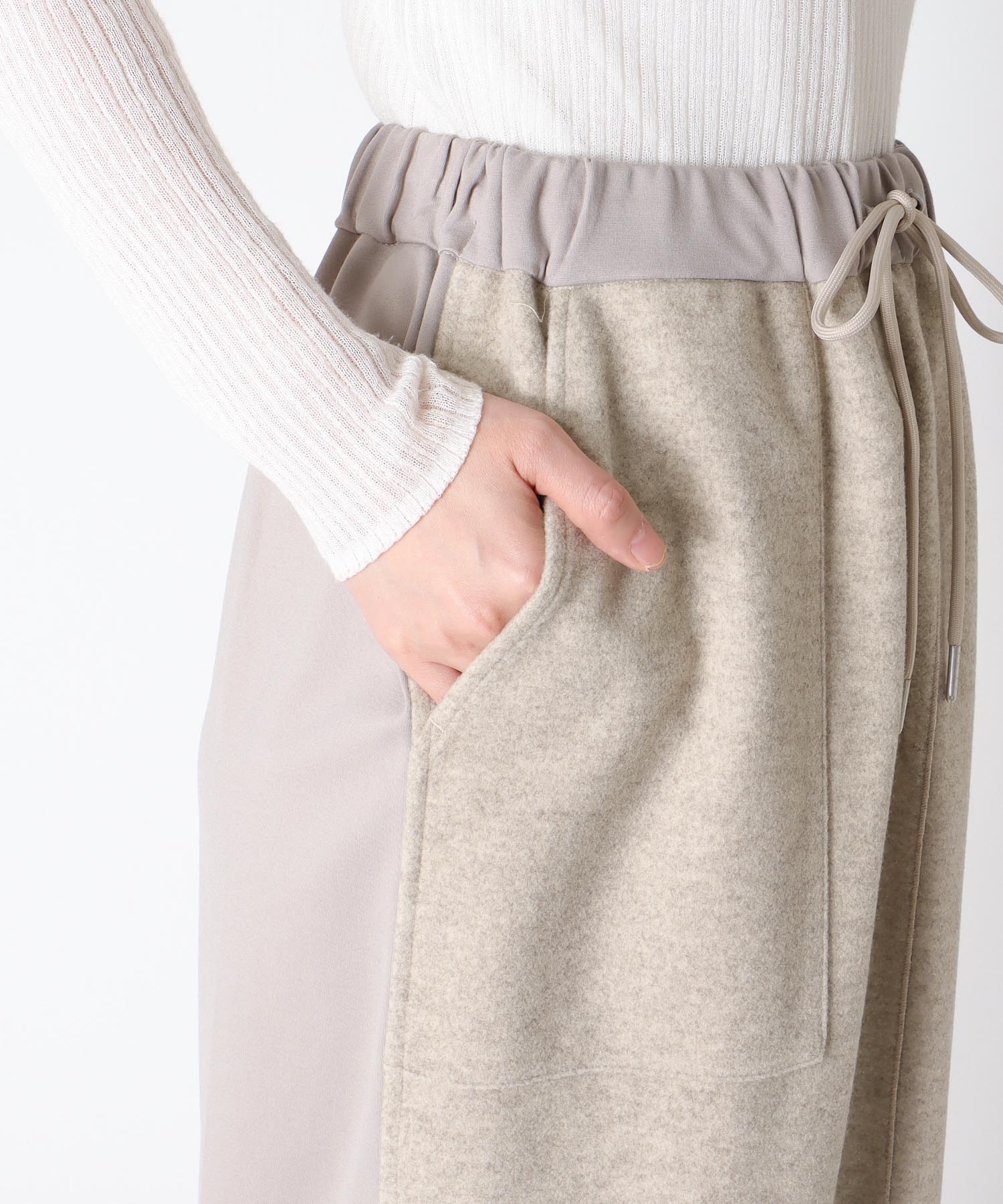 ダブルフェイスジャージースカート