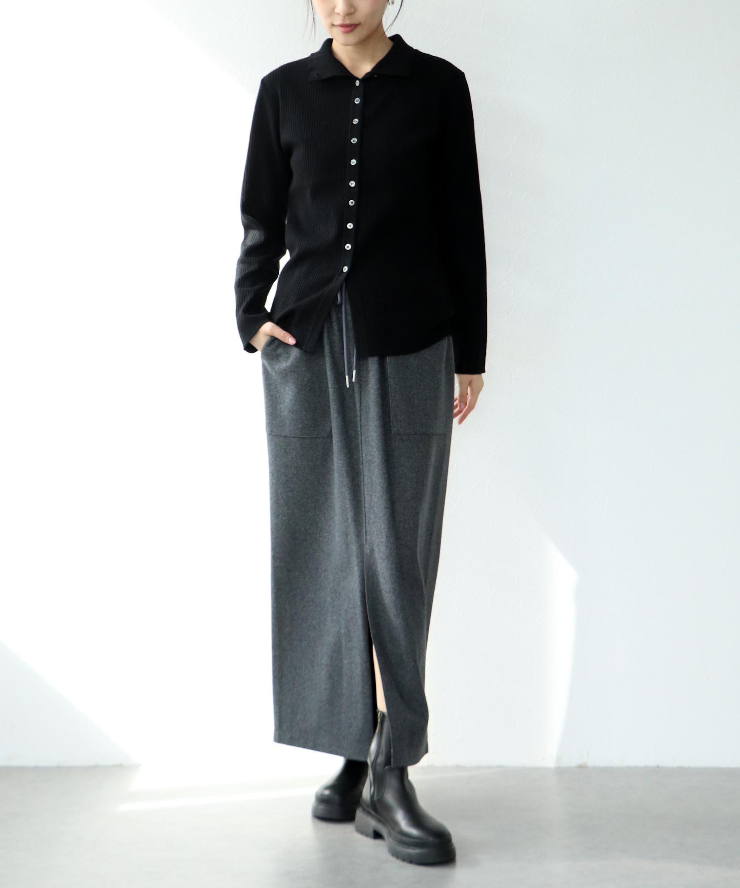 マルチwayタートルニット