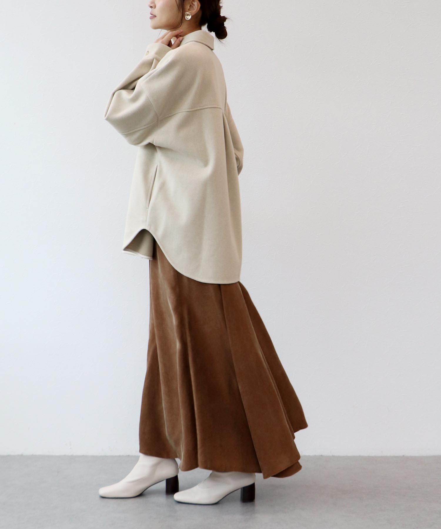 ウールライクCPOシャツ