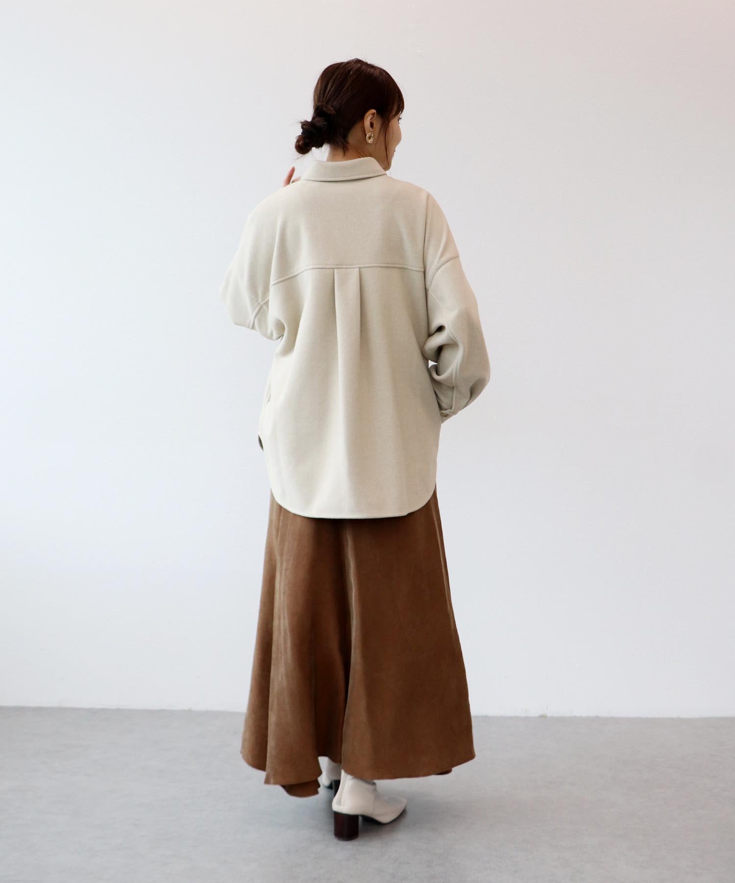 ウールライクCPOシャツ