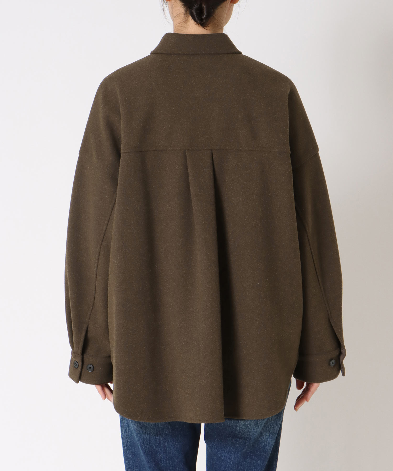 ウールライクCPOシャツ