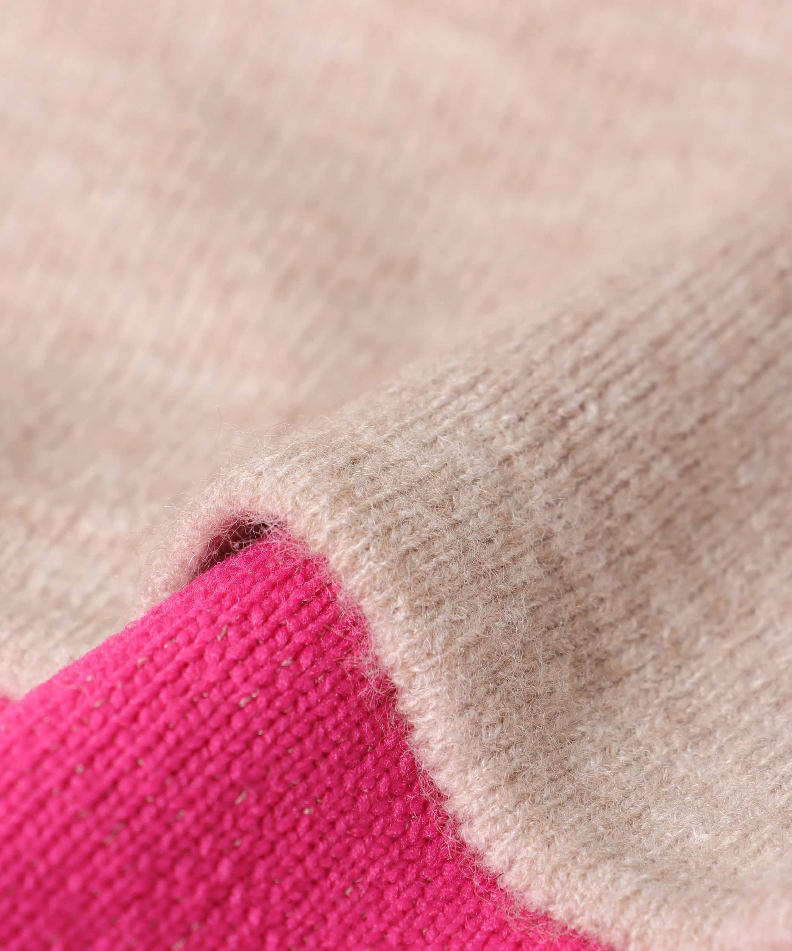 ダブルフェイスニットブルゾン