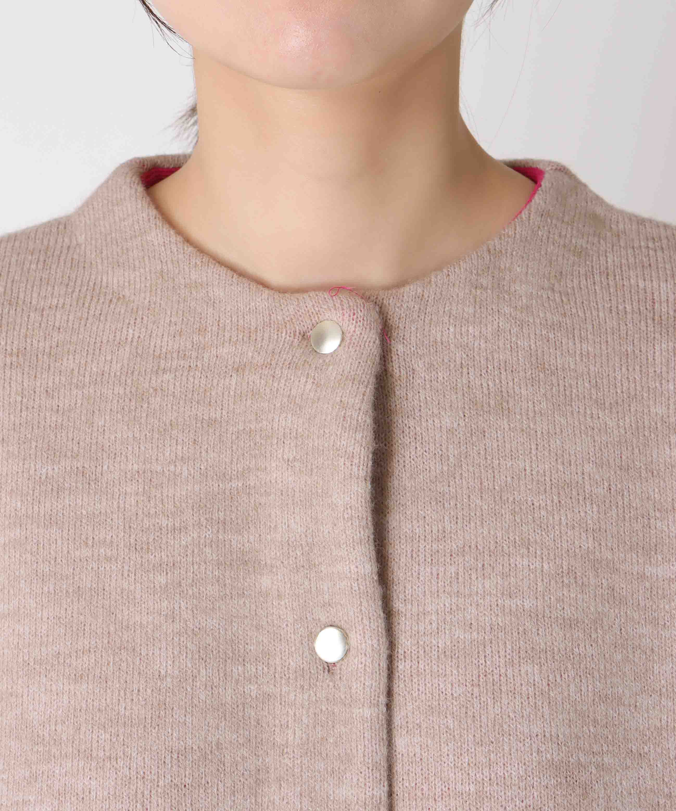 ダブルフェイスニットブルゾン