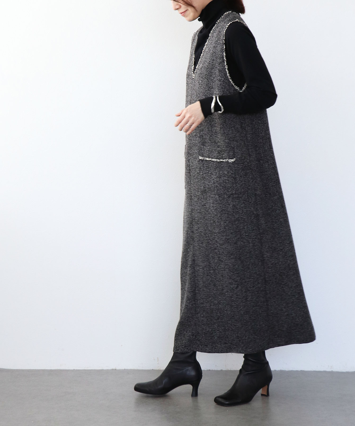 フリンジデザイン2wayジャンスカ