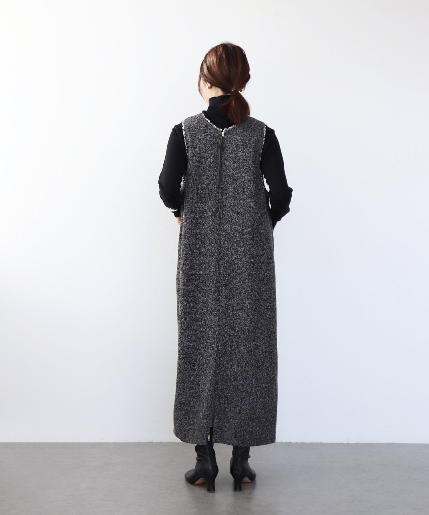 フリンジデザイン2wayジャンスカ