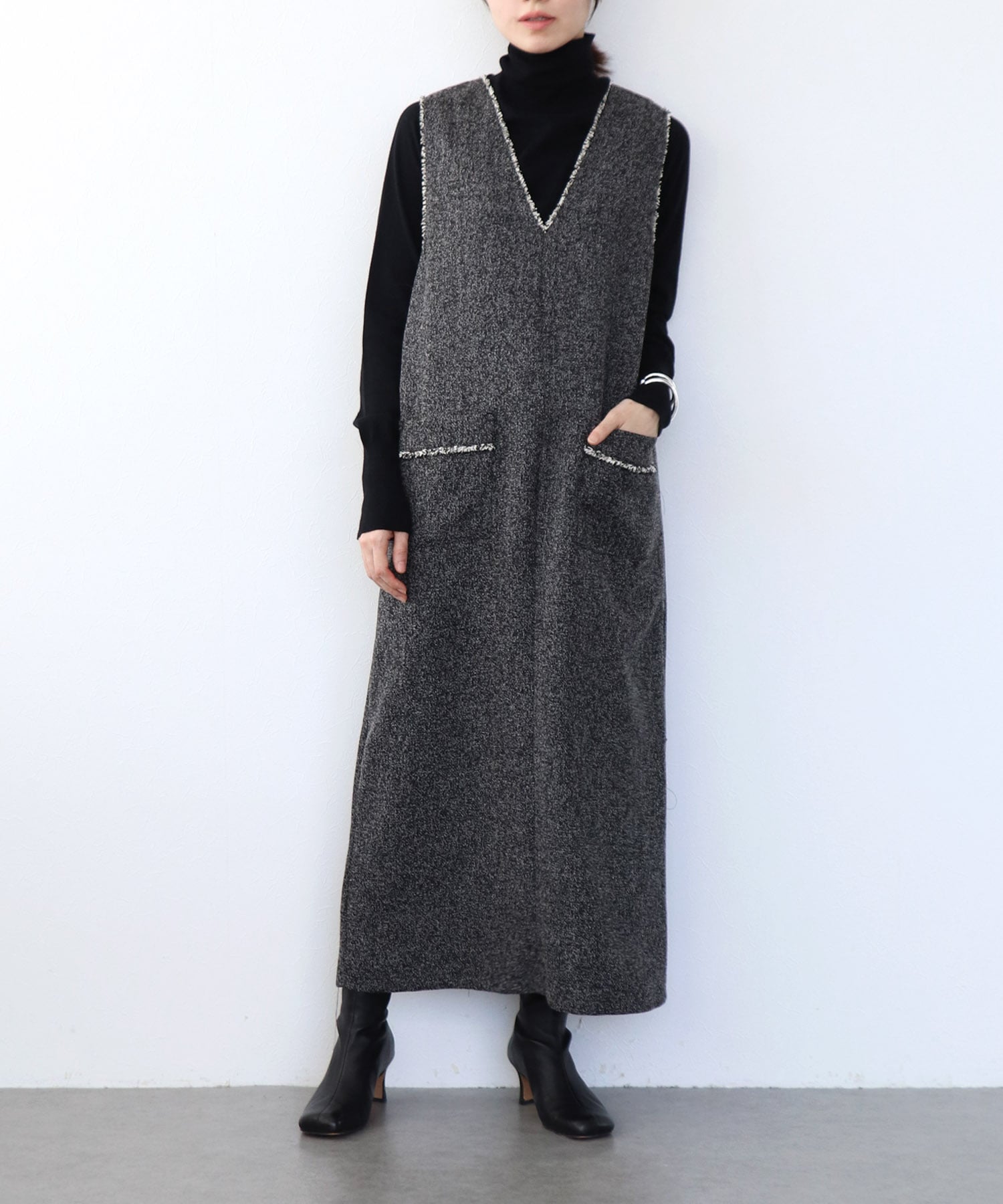 フリンジデザイン2wayジャンスカ