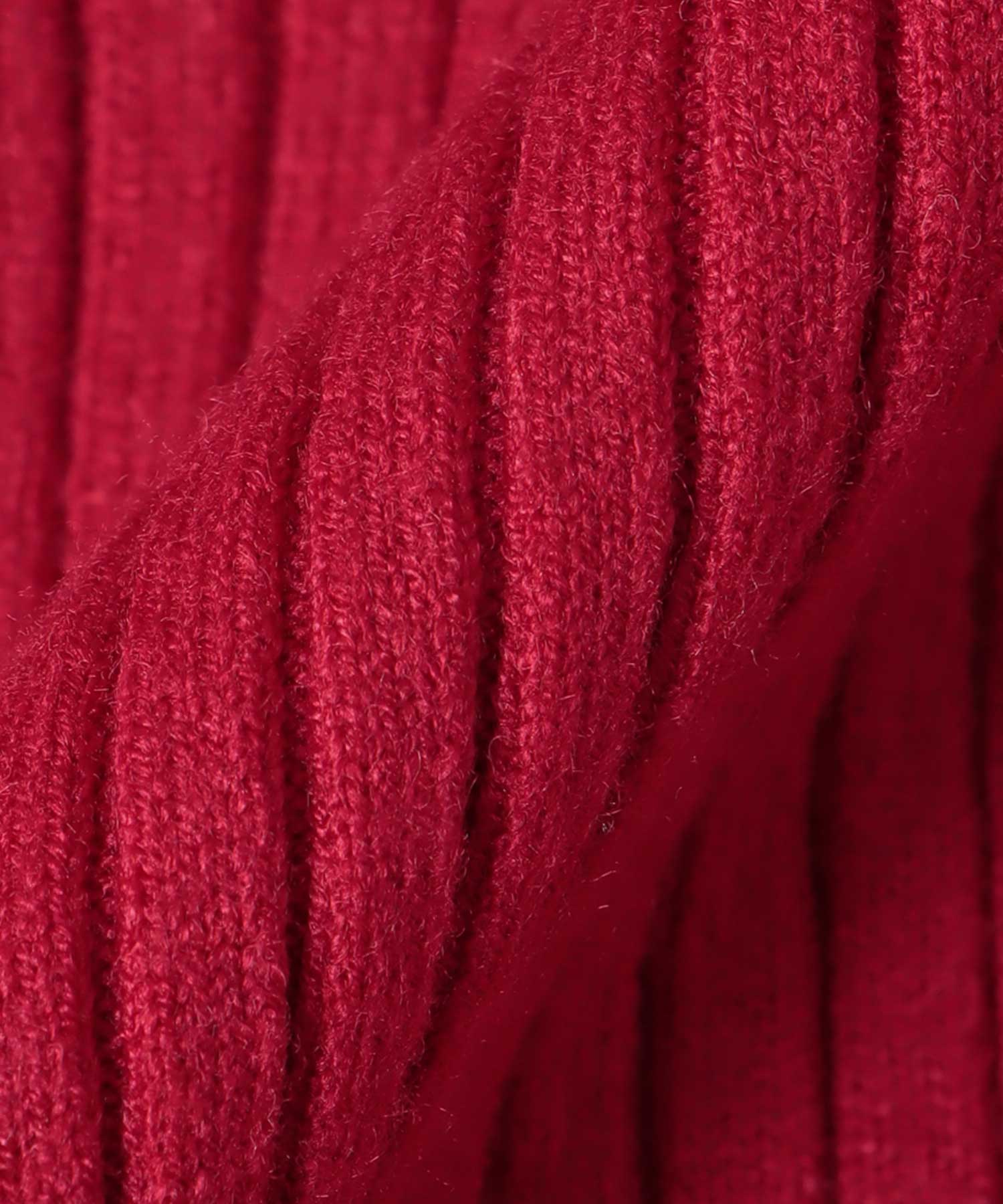 ≪新色追加≫袖口バイカラーリブニット